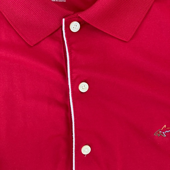 Greg Norman Red Performance Polo Size Large - Picture 8 of 8